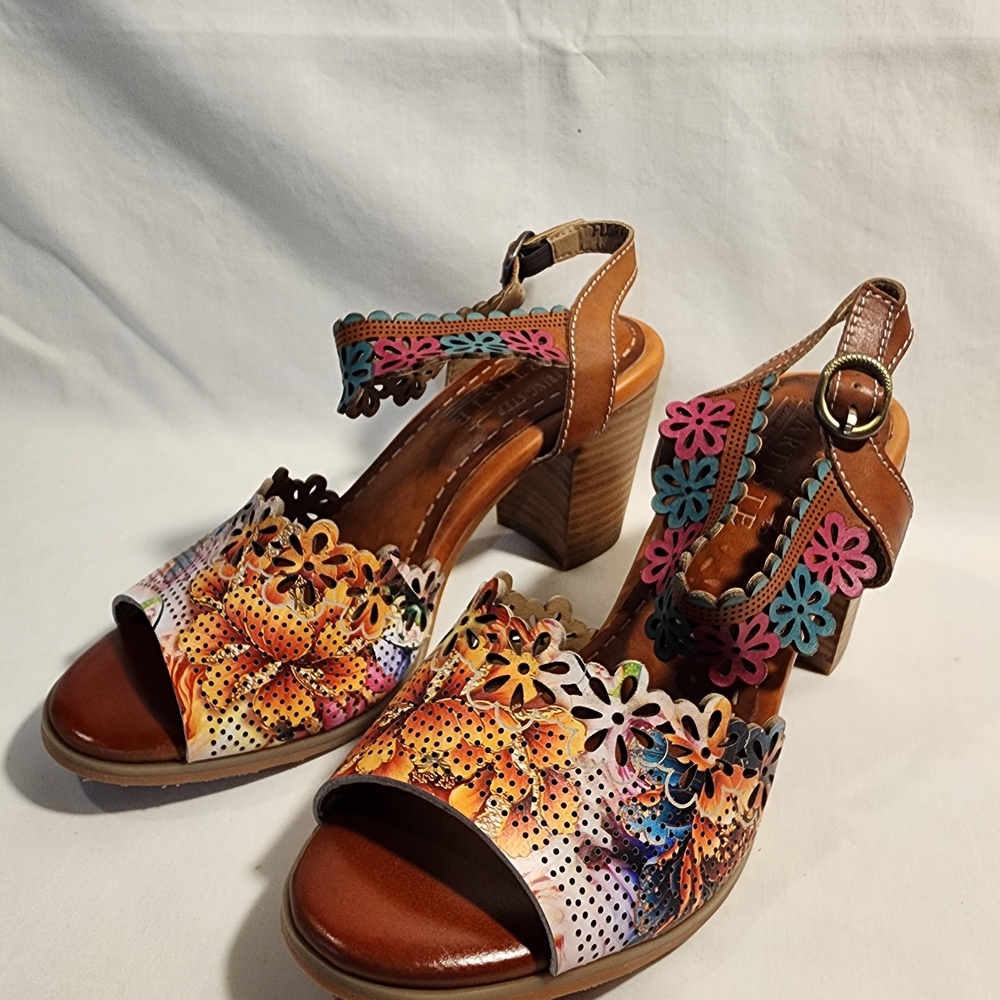 Floral Multi-Color Women's Heels